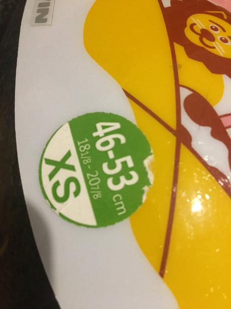 Cyklistická helma, xs