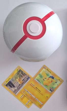 Pokémon go pokéball + karty,