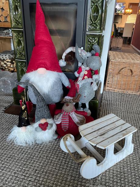 Trpaslicia rodinka na vianoce,