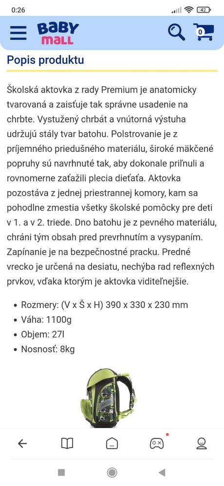 Oxybag taška+ vrecko na obuv top stav,