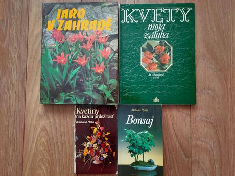 Knihy - kvetinky,