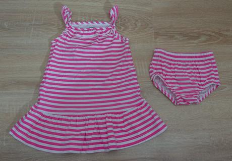 Ružové šatky s gaťkami, carter's,80
