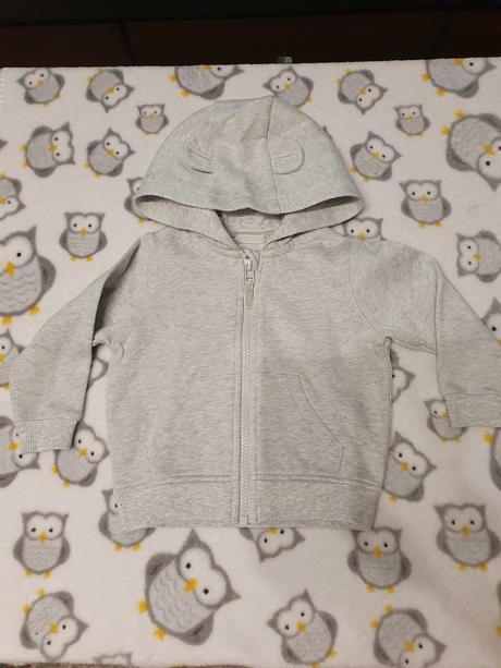 Mikinka s uškami na kapucni, m&co,80