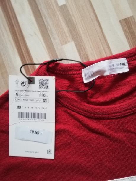 Tričko so zipsom, zara,116