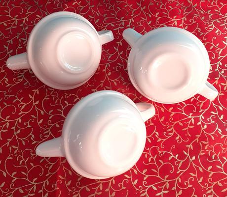 Porcelánové kanvičky na čaj - 3ks, 