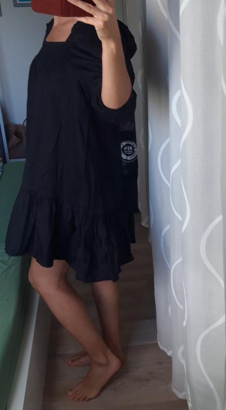 Mini čierne šaty, h&m,s