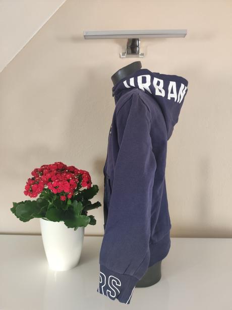 Srbd modrá mikina s kapucňou 122, 122