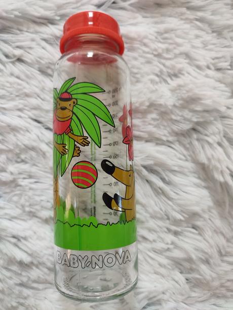 Fľašky sklenené pre dieťa, 