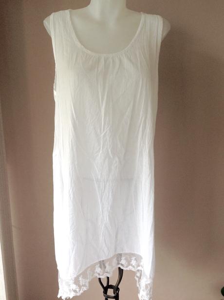 Lahucky bavlneny top s krajkou /1b, 44