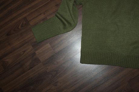 Khaki dámsky sveter h&m v. s, h&m,s