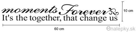 Nálepky na stenu - momenty,