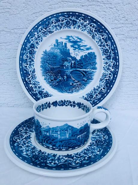 Villeroy boch blue castle trojset,
