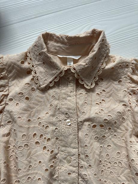 H&m - šaty s anglickou krajkou, h&m,s