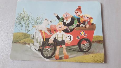 Stara rozpravkova pohľadnica hurvinka,