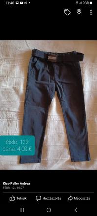 Chlapčenské nohavice, 122