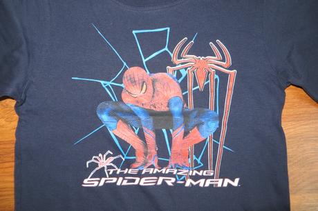 Spiderman tmavomodré tričko, 116