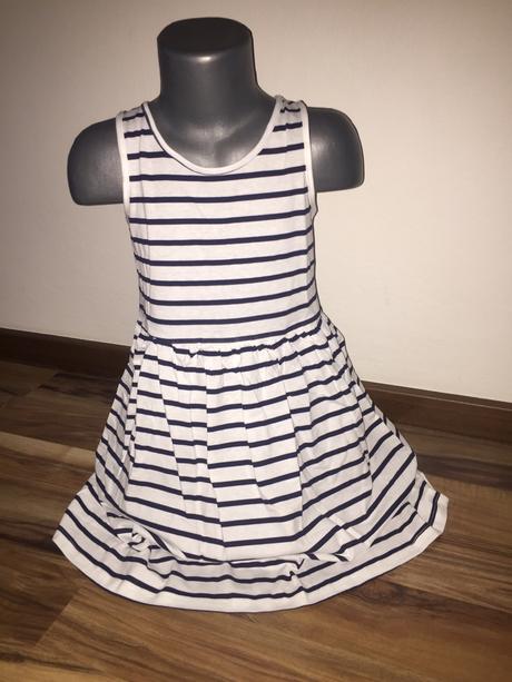 Pásikavé šaty, h&m,110