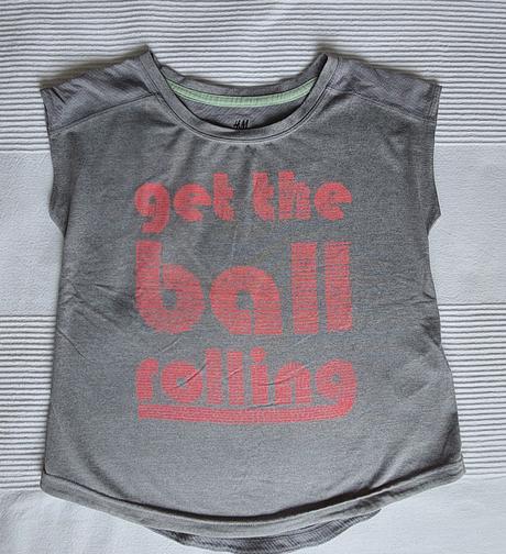 Športové krátke tričko, h&m,134