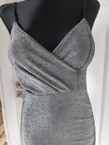 Elegantné dámske trblietavé šaty, 36 - xl