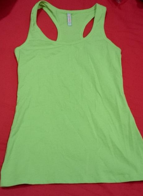 Neonove tricko, fishbone,s