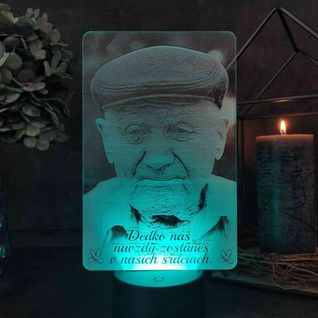 Spomienková led lampa,