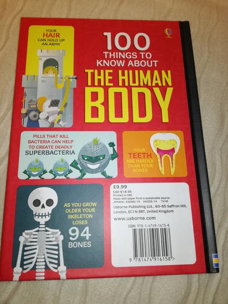 Usborne 100 things to know space nwi19, 