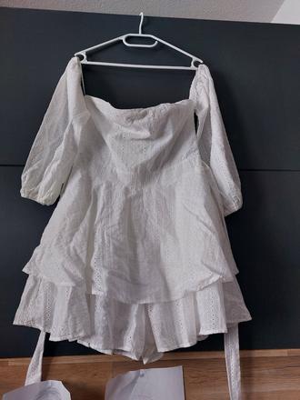 Overal s balonovymi rukávmi hole ramena nove s vis, amisu,42