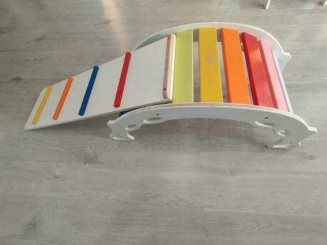 Montessori xxl hojdacka so smykackou/preliezackou, 