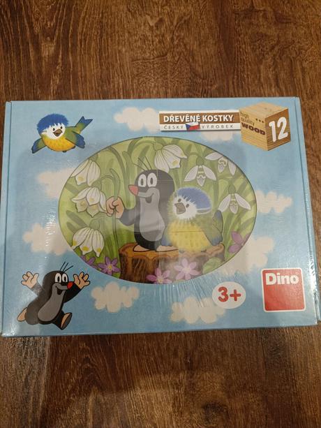 Drevene kocky krtek, 