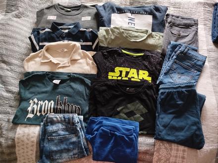 Balík oblečenia veľkosť 134, 122–134