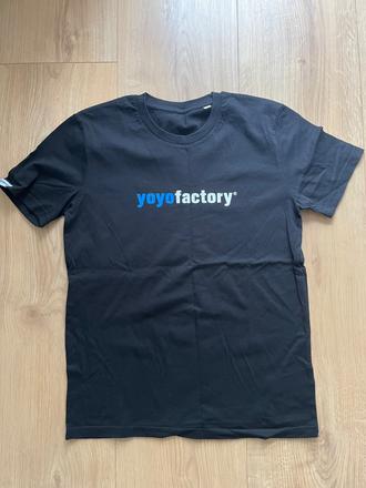 Čierne tričko yoyofactory, s