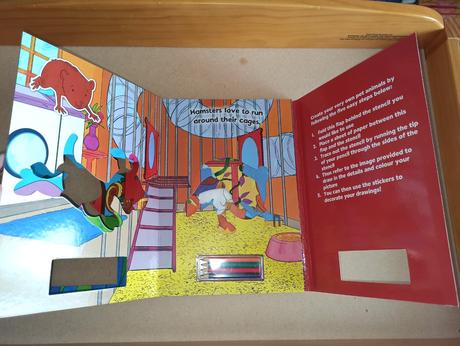 Pets - stencil activity book, 