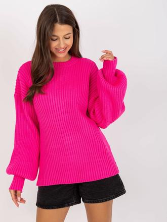 Dámsky pulover mia ružová fluo,