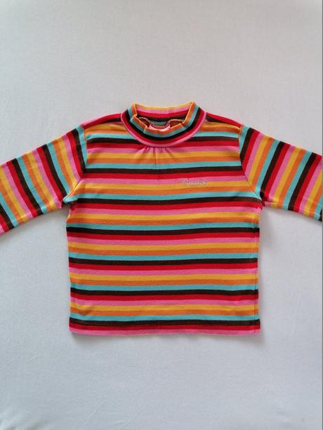 Tricko so stojačikom pasikave, 104