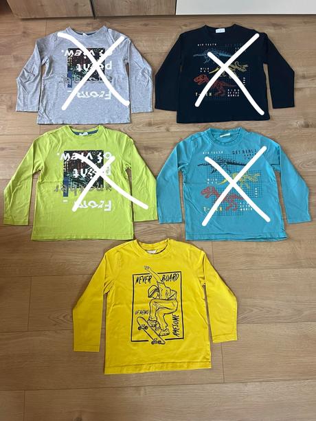 Trička s dlhým rukávom -122, coccodrillo,122