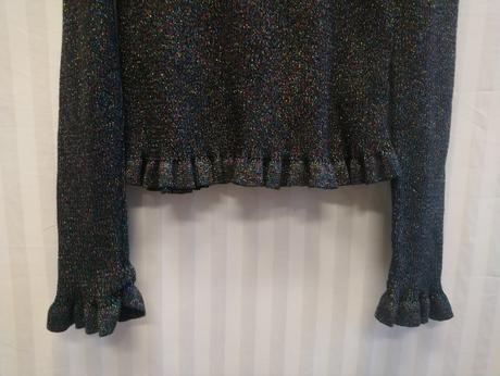 Dievčenský farebný lesklý top- rolák, matalan, matalan,146