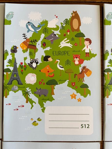 Školské zošity č. 512 - 6 kusov, 