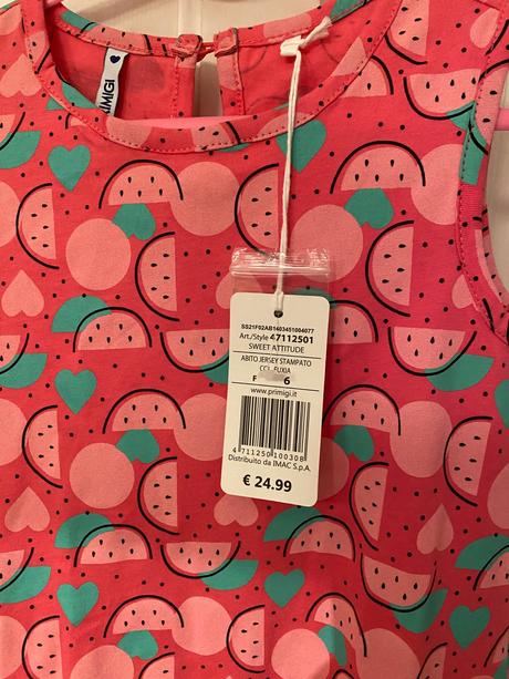 Šaty primigi na 6 rokov nové s visačkou, primigi,116