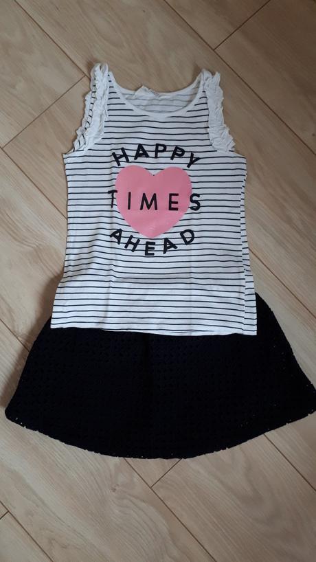 Suknučko-kraťasky mango., mango,128