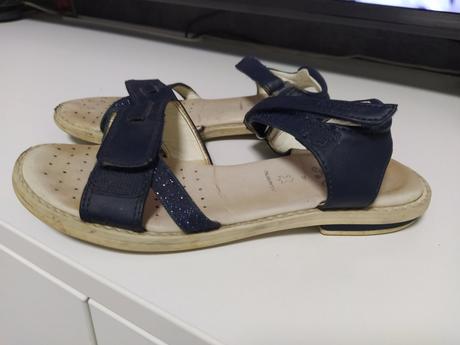 Tmavo modré sandálky., geox,33