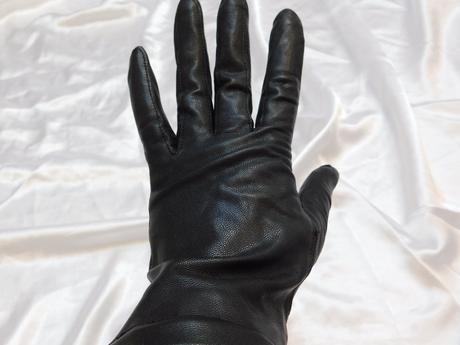 Dámske kožené rukavice, h&m,l