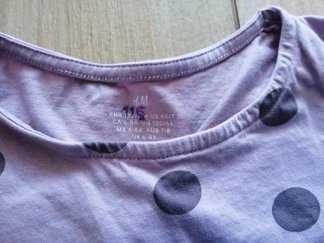 Bodkované šaty, h&m,116