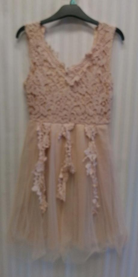 Kostým krémové šaty, 140-152 cm, 