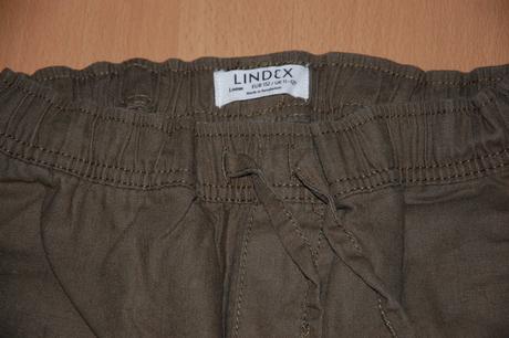 Bavlnené zelené nohavice, lindex,152
