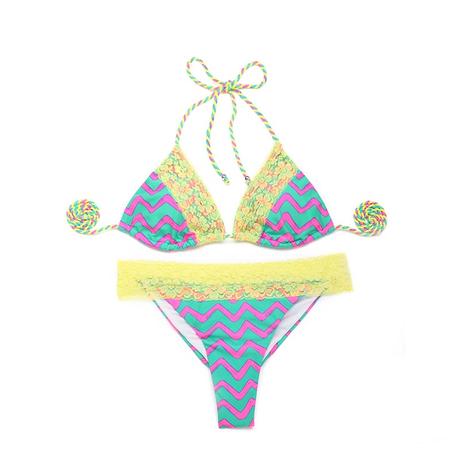 Luxusne brazilske plavky relleciga s cipkou vel.s, s / xs