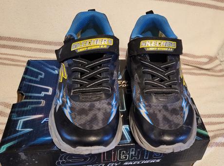 Chlapčenské svietiace tenisky velk. 34 skechers, skechers,34