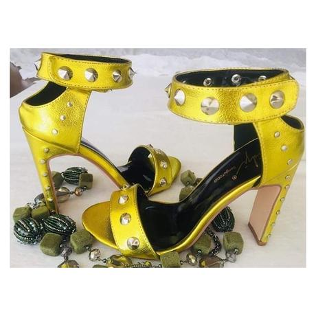 Žlté letné sandále, 37