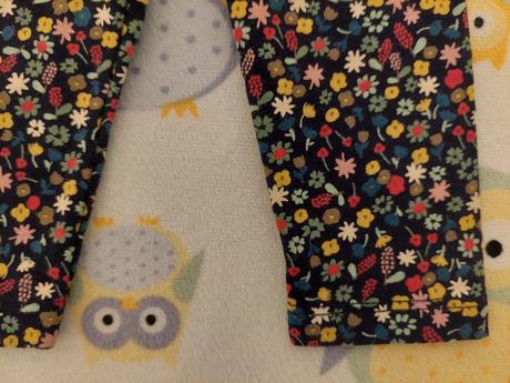 Pestrofarebné legíny s kvetmi zn. ff veľ. 68, f&f,68