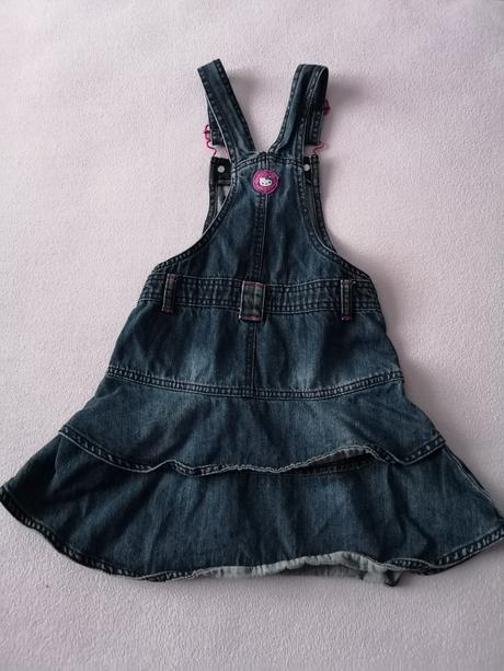 Riflove šaty hello kitty, 116