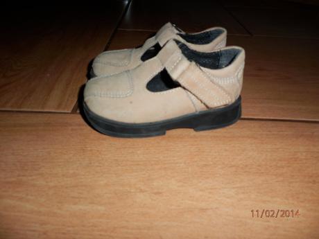 Topánky brúsená koža, slovobuv,25